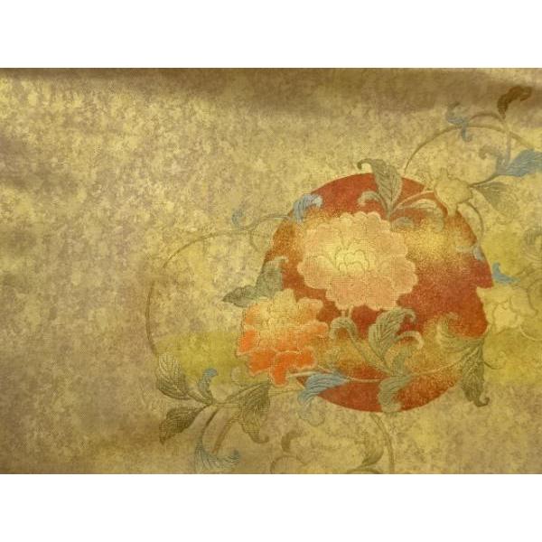 ys7581333; 宗sou 金彩花唐草模様名古屋帯【着】 |  | 02