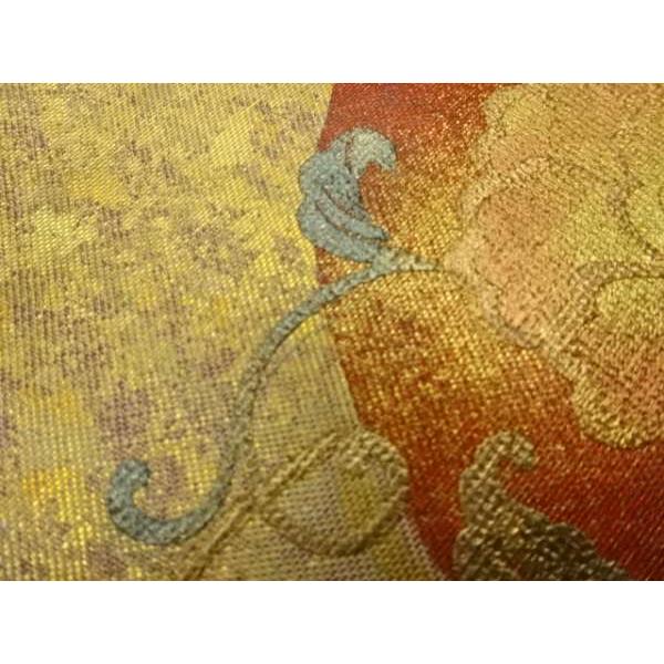 ys7581333; 宗sou 金彩花唐草模様名古屋帯【着】 |  | 05