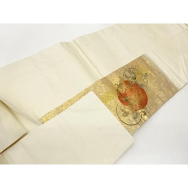 ys7581333; 宗sou 金彩花唐草模様名古屋帯【着】 |  | 08