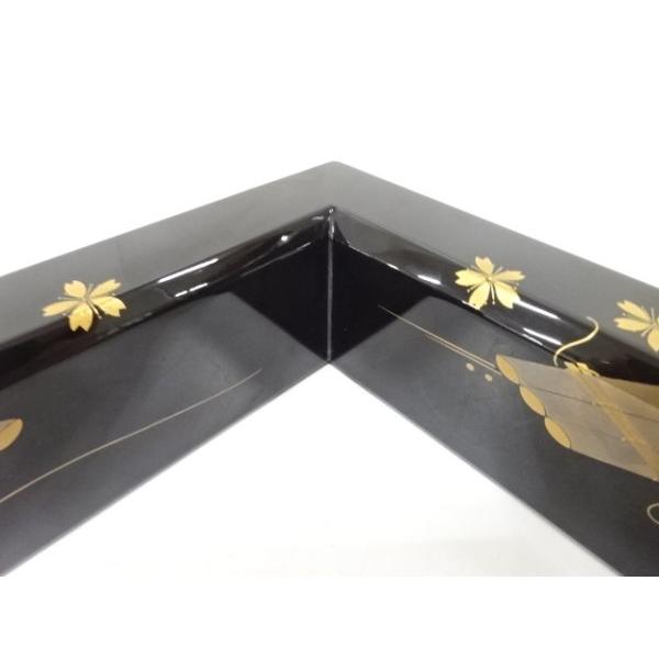 ys7589777; 宗sou 薫和造 輪島塗 花筏 蒔絵 炉縁【道】 : お茶道具