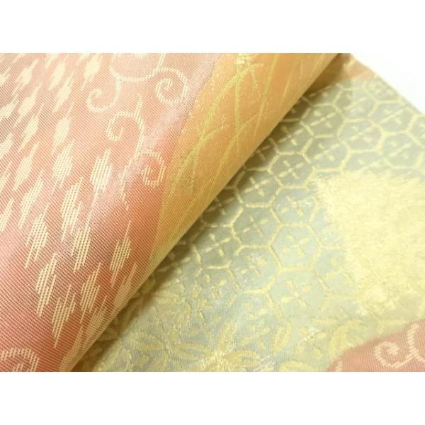 ys7595328; 宗sou 芝草に七宝模様織出し袋帯【着】 : お茶道具・着物