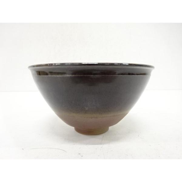 天目茶碗、高取八山作 ys7739874; 宗sou 高取焼 十二代 高取八山造 天目 茶碗【道】 : お
