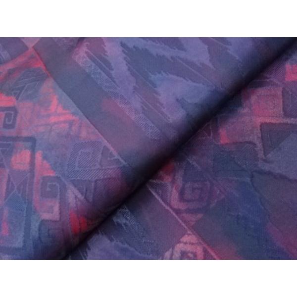 ys7763868; 宗sou 変わり短冊に幾何学模様織出し袋帯【着】 : お茶道具