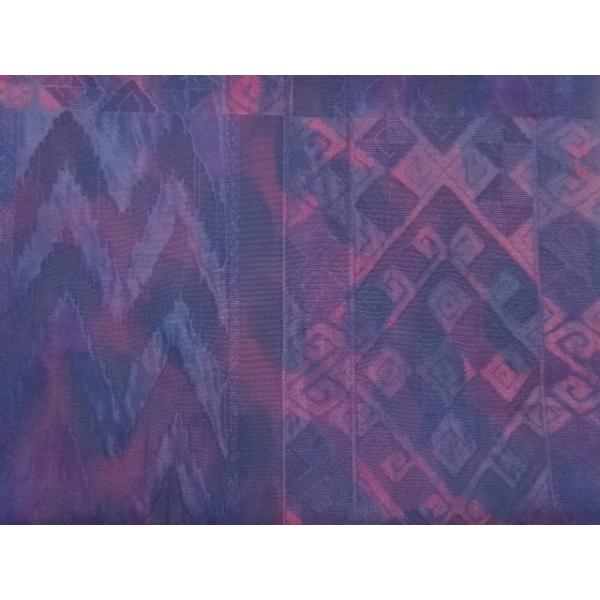 ys7763868; 宗sou 変わり短冊に幾何学模様織出し袋帯【着】 : お茶道具