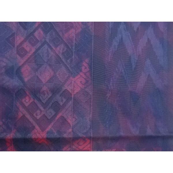 ys7763868; 宗sou 変わり短冊に幾何学模様織出し袋帯【着】 : お茶道具