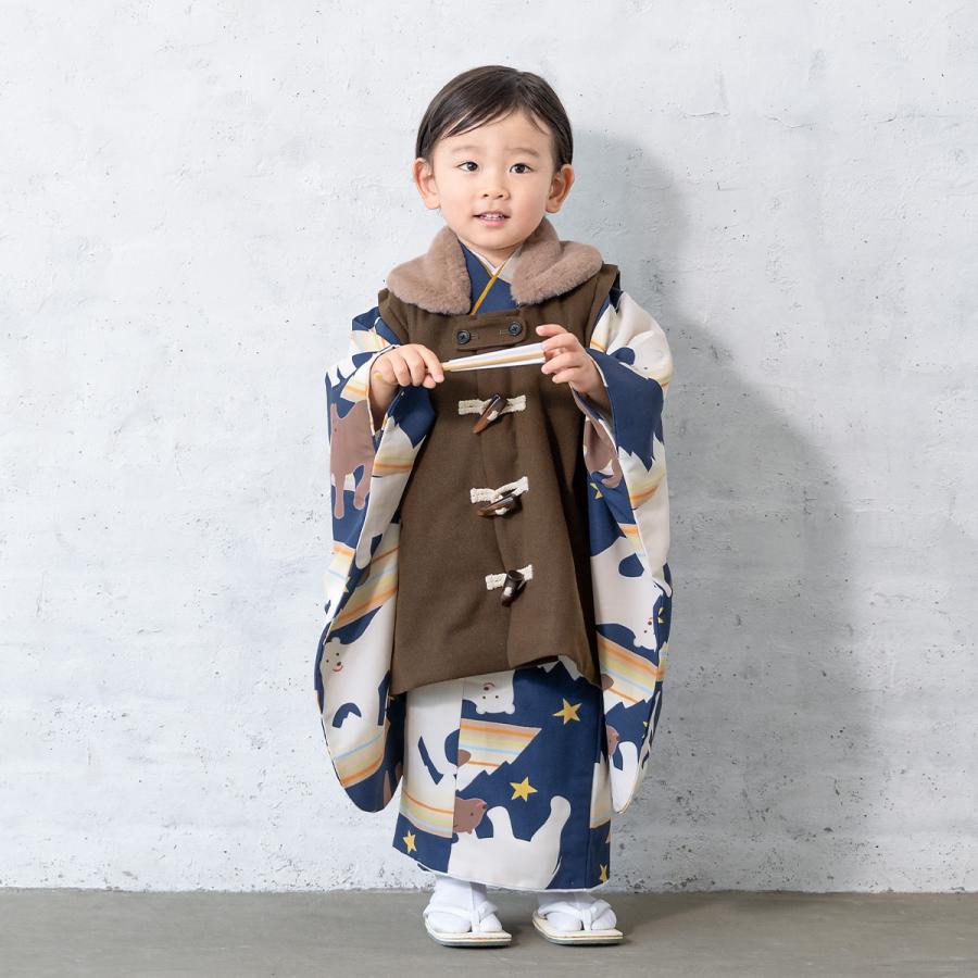 七五三 着物 3歳 販売 男の子 三歳 着物セット 被布セット 七五三 着物 3歳 販売 男の子 三歳 着物セット 被布セット