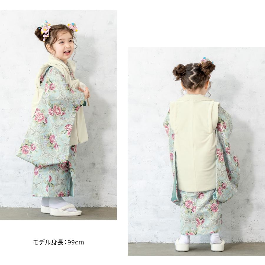 七五三 着物 3歳 販売 女の子 三歳 着物セット 被布セット 白系 七五三 着物 3歳 販売 女の子 三歳 着物セット 被布セット 白系