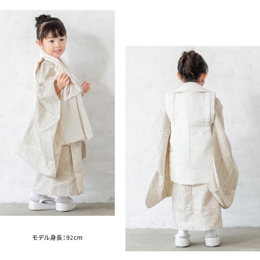 七五三 着物 3歳 販売 女の子 三歳 着物セット 被布セット 白 七五三 着物 3歳 販売 女の子 三歳 着物セット 被布セット 白