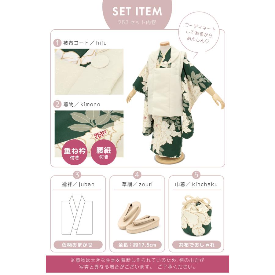 七五三　着物　３歳５歳　セット 楽天市場】(七五三POINT10倍10/30迄)七五三 着物 3歳 女の子