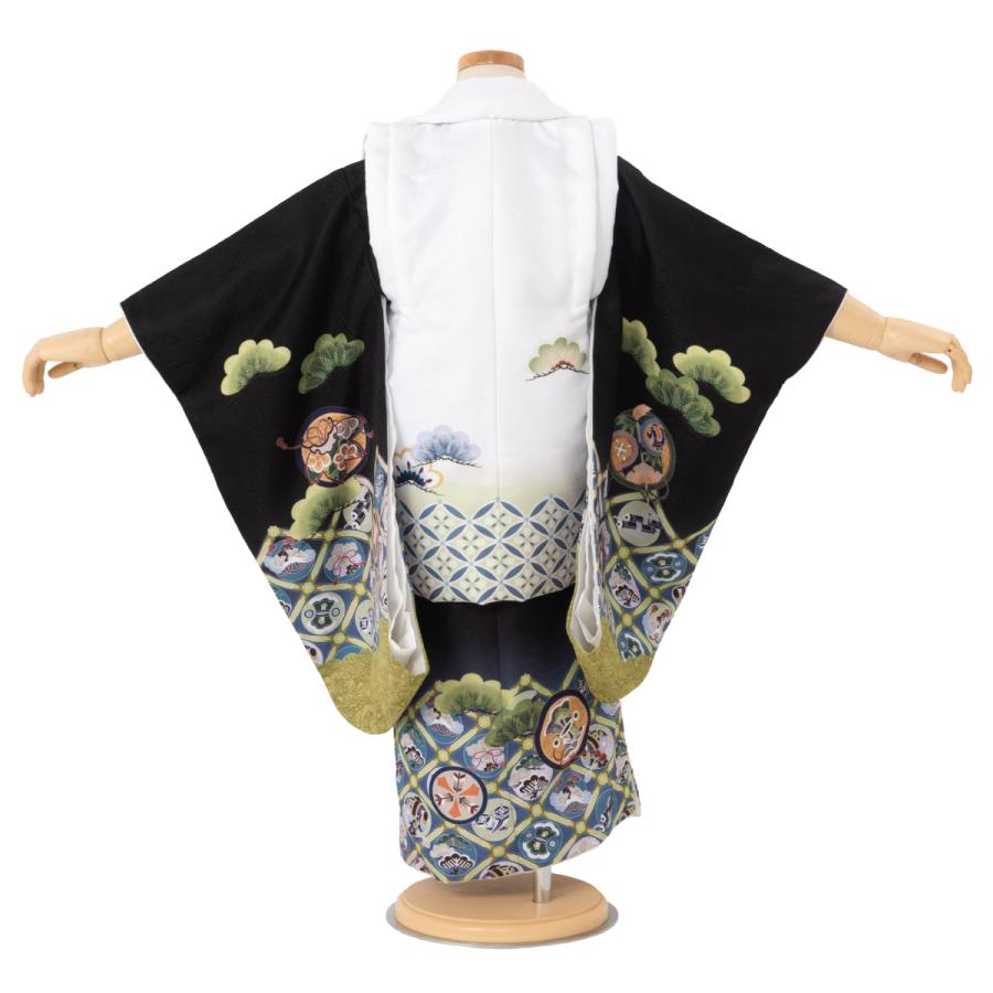 SOUBIEN（創美苑） 七五三 着物 3歳 レトロ 被布 販売 男の子 三歳