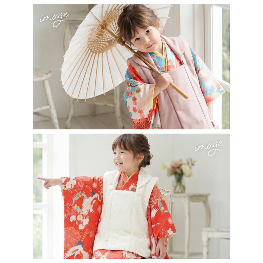 SOUBIEN（創美苑） 【予約】七五三 着物セット 3歳 女の子 着物 被布