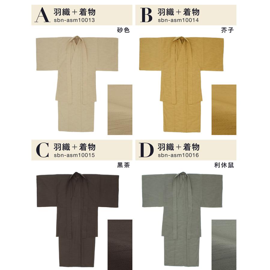 大島紬 袷 アンサンブル セット 新品 平和屋着物○男性 本場大島紬 アンサンブル・長襦袢セット 100亀甲 総