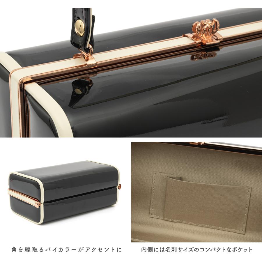SOUBIEN バッグ エナメル スクエアバッグ 日本製 単品 成人式