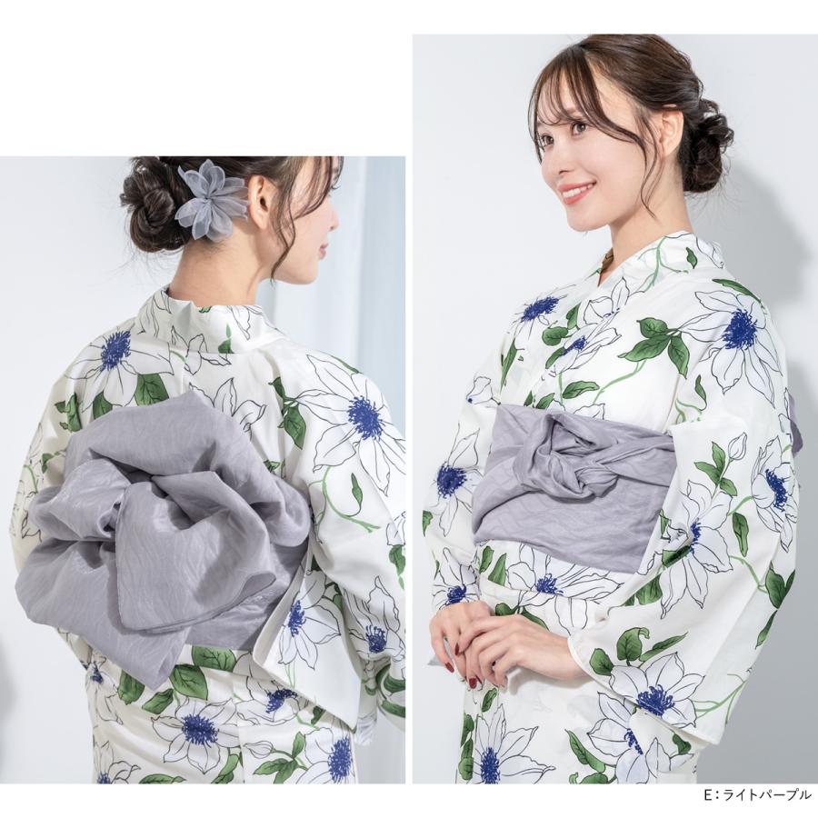 兵児帯 レディース へこ帯 ヘコ帯 浴衣 帯 シフォン オーガンジー 花火