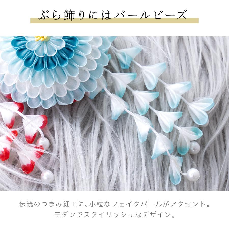 Mii様order ピンク&ラベンダー colorの髪飾り 七五三髪飾り SOUBIEN（創美苑） 髪飾り 七五三 つまみ細工 ヘアアクセサリー 単品