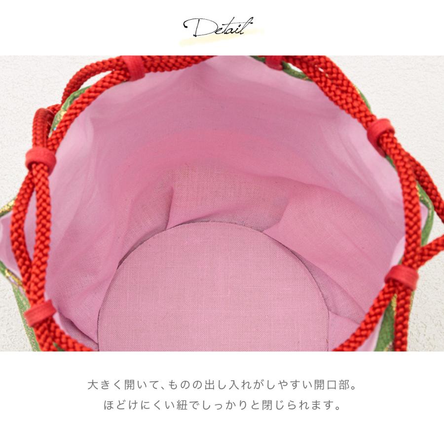 SOUBIEN（創美苑） 七五三 巾着 3歳 巾着バッグ 和柄 七五三 女の子 帯
