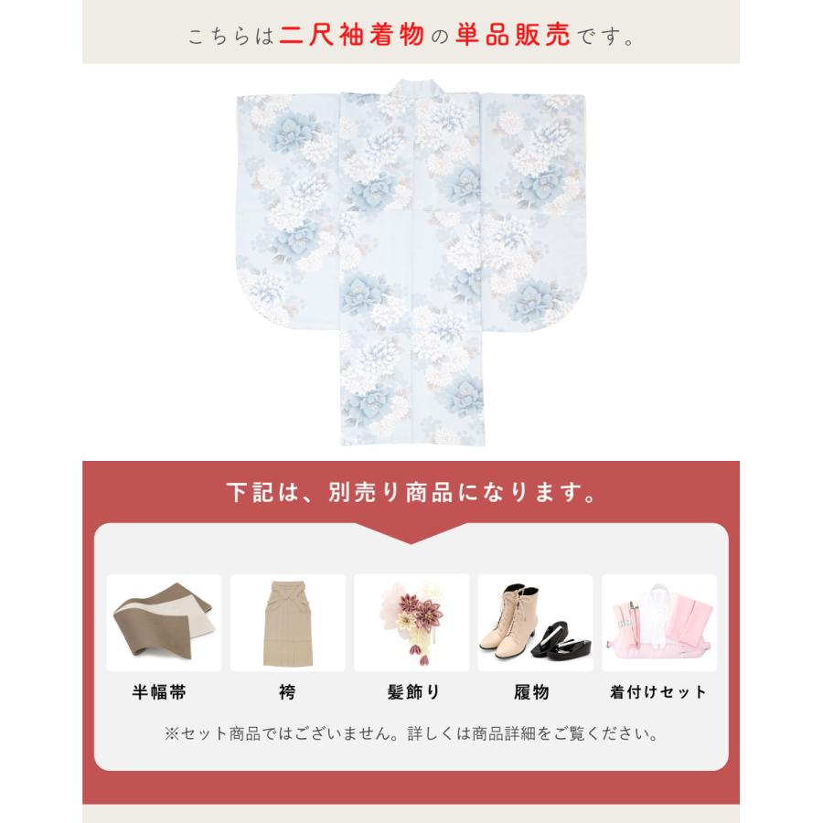 SOUBIEN（創美苑） 二尺袖 単品 着物 レディース ショート丈 小振袖