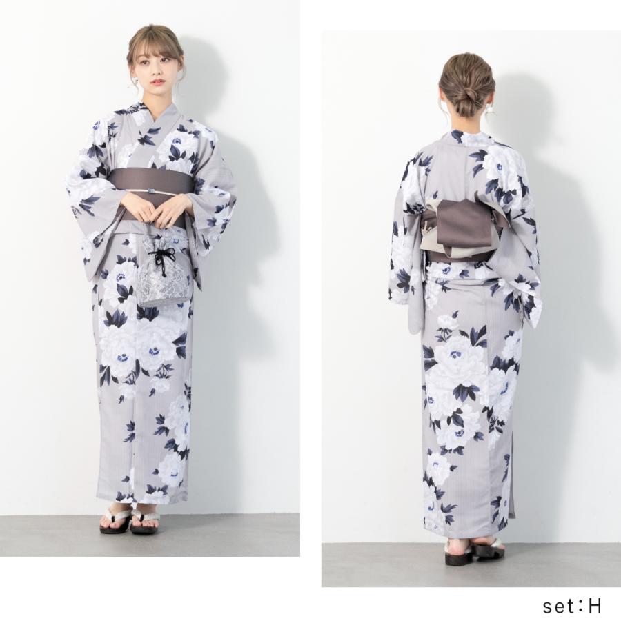 SOUBIEN（創美苑） 浴衣 セット レディース 大人 夏 2点セット 浴衣