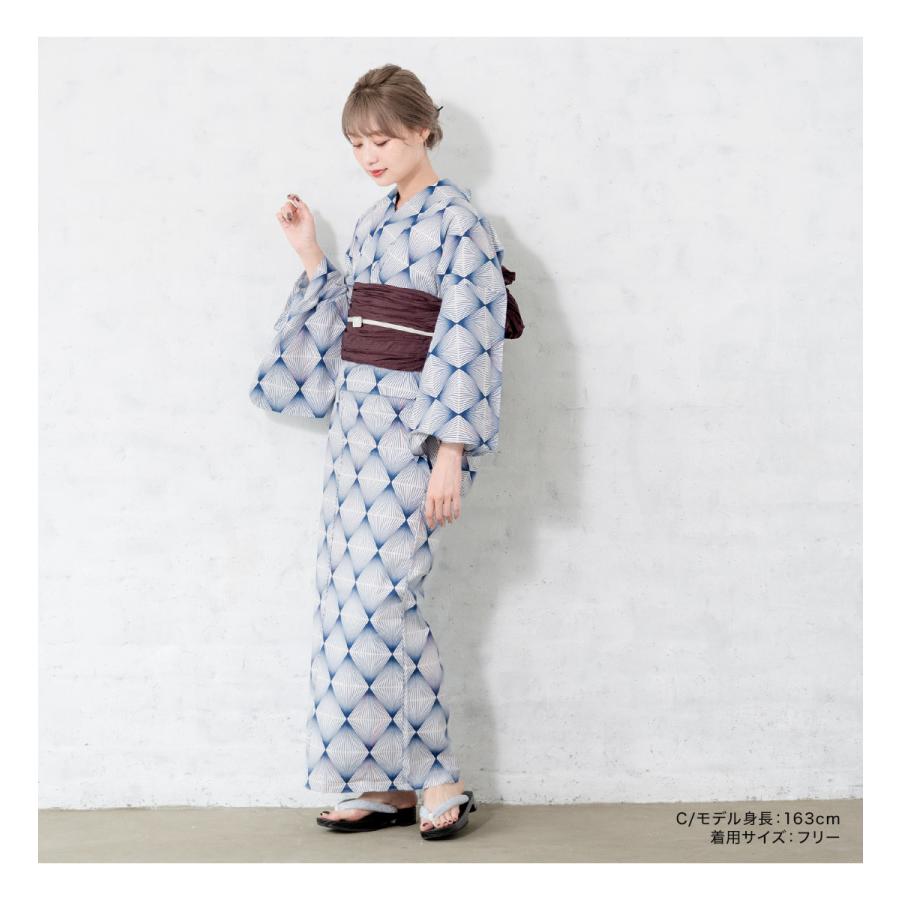 SOUBIEN 浴衣 セット レディース 大人 兵児帯 夏 2点セット 浴衣