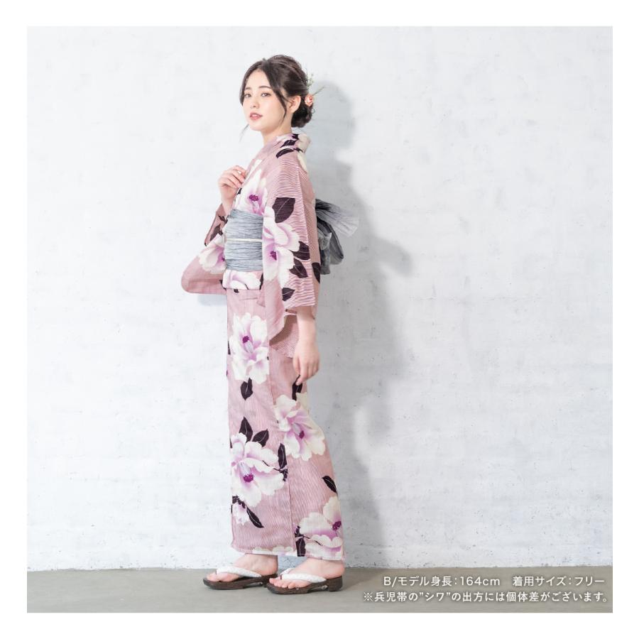 浴衣 セット レディース 大人 兵児帯 夏 2点セット 浴衣セット 兵児帯