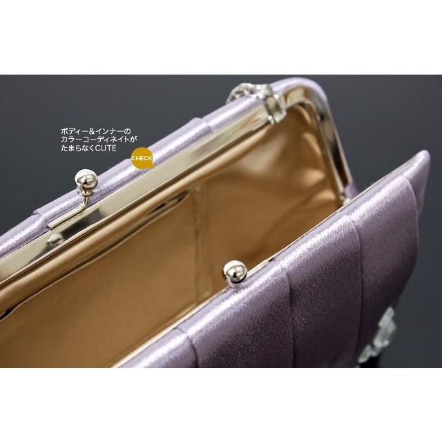 SOUBIEN（創美苑） 成人式 バッグ 単品 サテン 紫 結婚式 成人式振袖