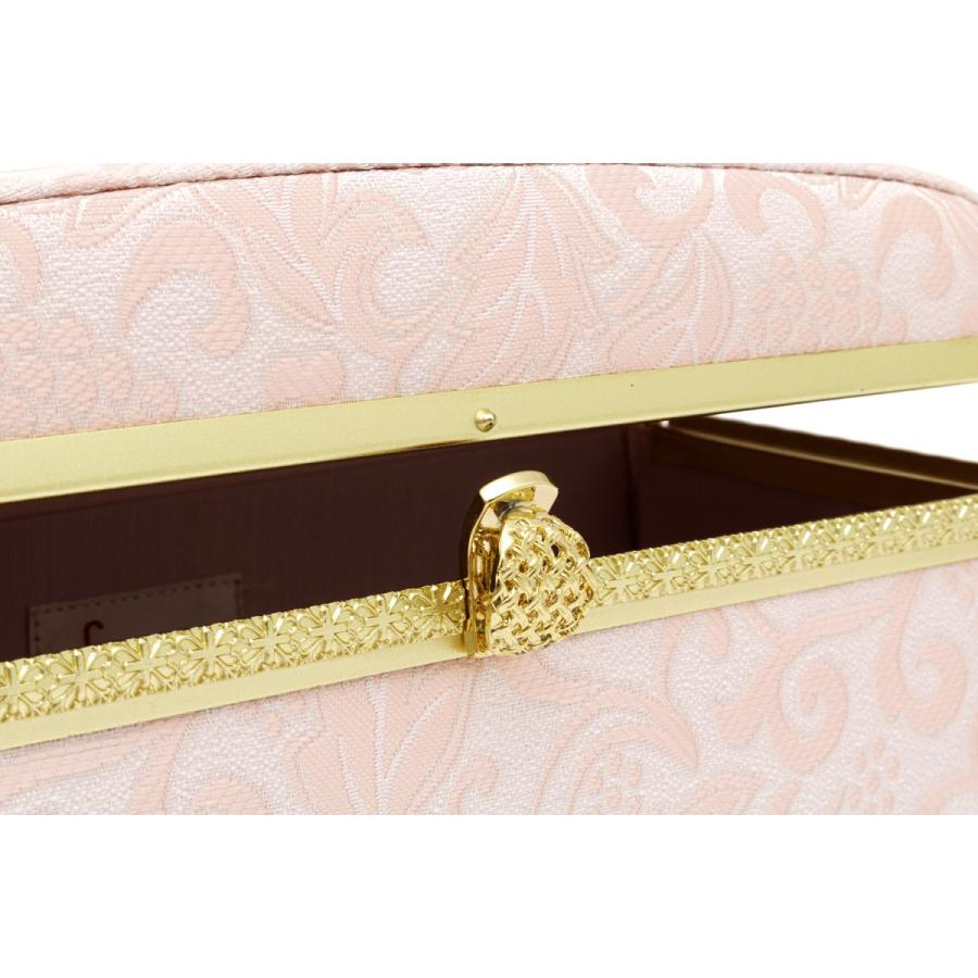 成人式 バッグ 単品 振袖 訪問着 fussa ローズピンク 葡萄 唐草 和洋兼用 フォーマル パーティーバッグ 日本製 送料無料 SOUBIEN（創美苑） 成人式 バッグ 単品 振袖 訪問着 fussa ローズ