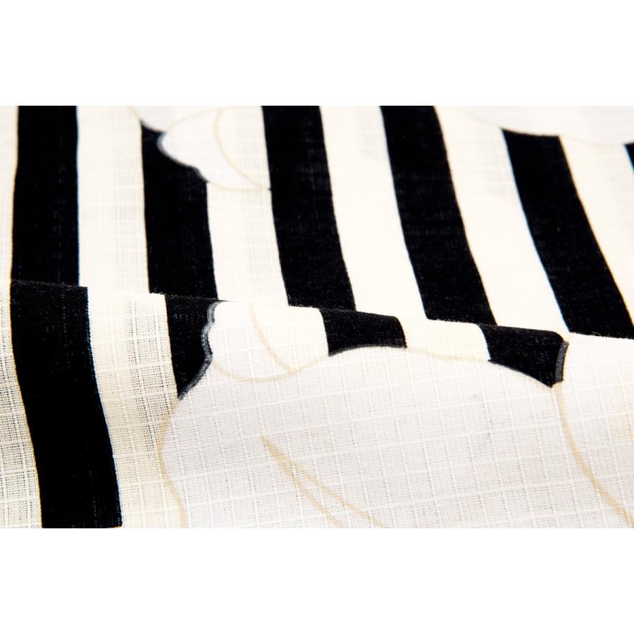 bonheur saisons（ボヌールセゾン） 浴衣 レディース 黒 ブラック 白