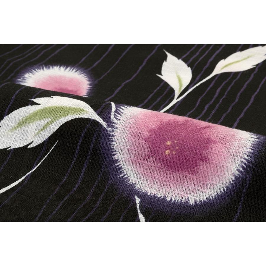 SOUBIEN（創美苑） 浴衣 レディース bonheur saisons 黒 ブラック