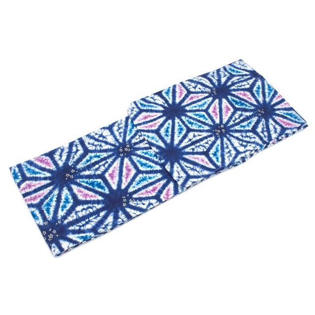 最終価格 裄長 有松鳴海絞り浴衣 エメラルドグリーン 仕立て直し品