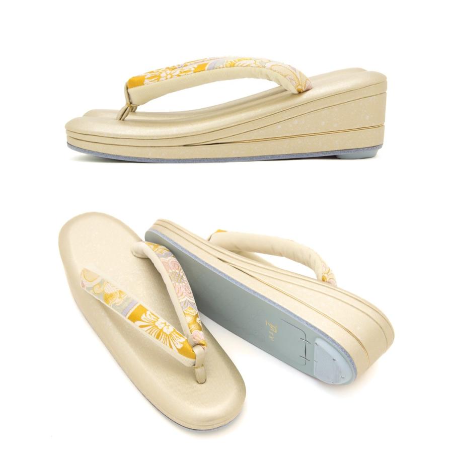 SOUBIEN（創美苑） 草履バッグセット 留袖 浅草匠謹製 黄色 イエロー