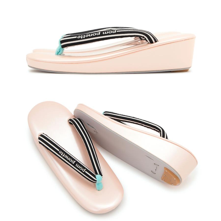 SOUBIEN（創美苑） 草履バッグセット ジュニア用 pom ponette 水色