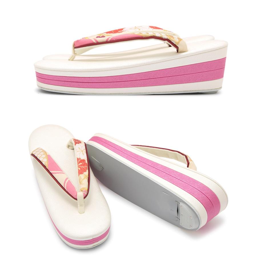 SOUBIEN（創美苑） 草履バッグセット 成人式 草履 バッグ ピンク系