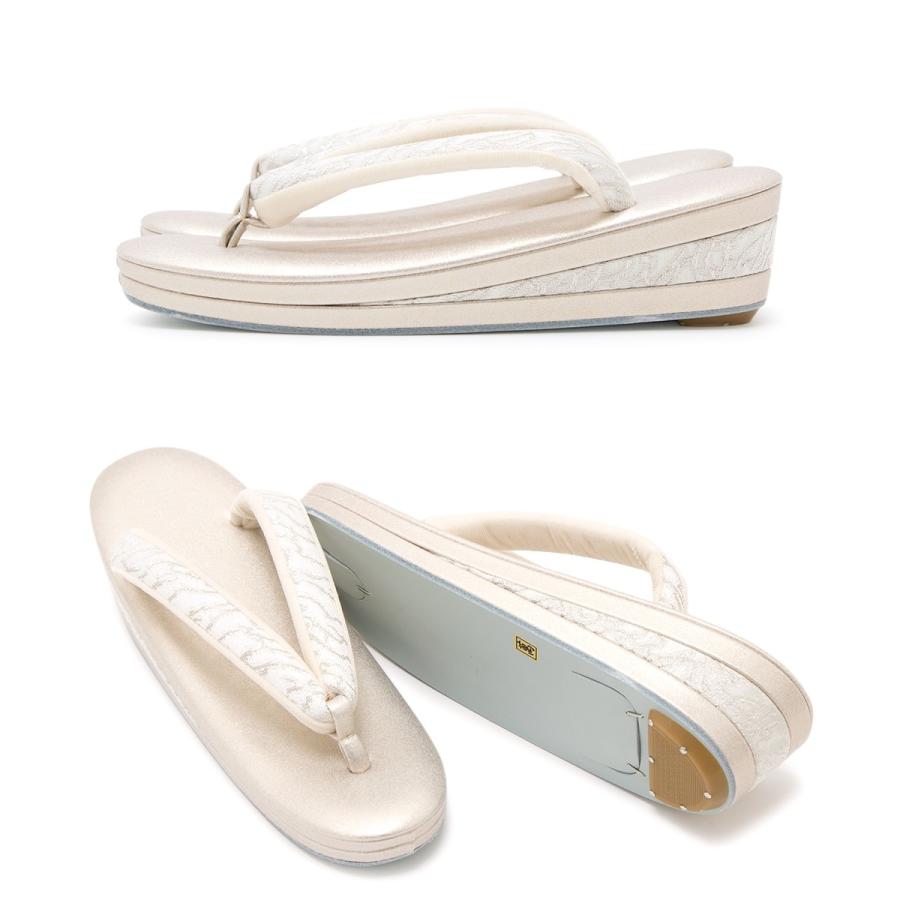 草履バッグセット 留袖 白 パールホワイト 銀色 シルバー 飾り金具  