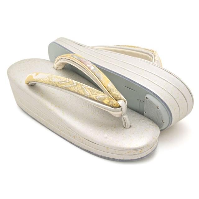 SOUBIEN（創美苑） 草履バッグセット 留袖 銀 シルバー 紫 金 花唐草