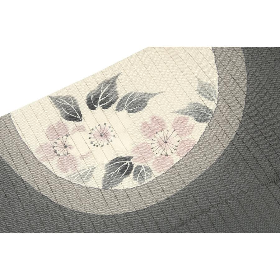 名古屋帯 正絹 九寸名古屋帯 灰色 グレー 桜 さくら サクラ 花 籠目絽 お太鼓柄 夏向け 名古屋仕立て おび工房 カジュアル 仕立て上がり 送料無料 Cms Ok Nob0764 きもの館 創美苑 通販 Yahoo ショッピング