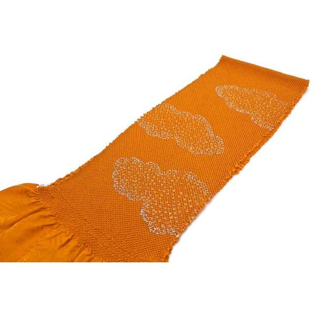 SOUBIEN（創美苑） 帯揚げ 絞り 振袖 正絹 振袖用 成人式 蜜柑色