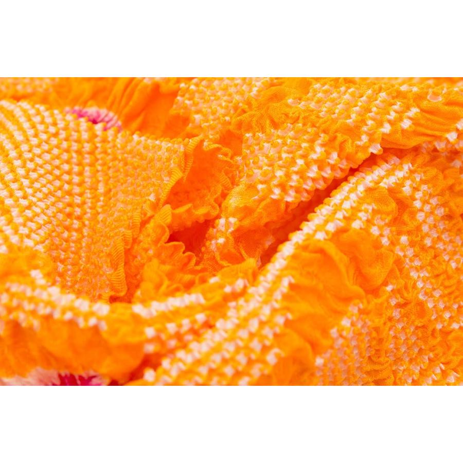 SOUBIEN（創美苑） 七五三 帯揚げ 絞り 橙色 オレンジ ピンク 梅 花