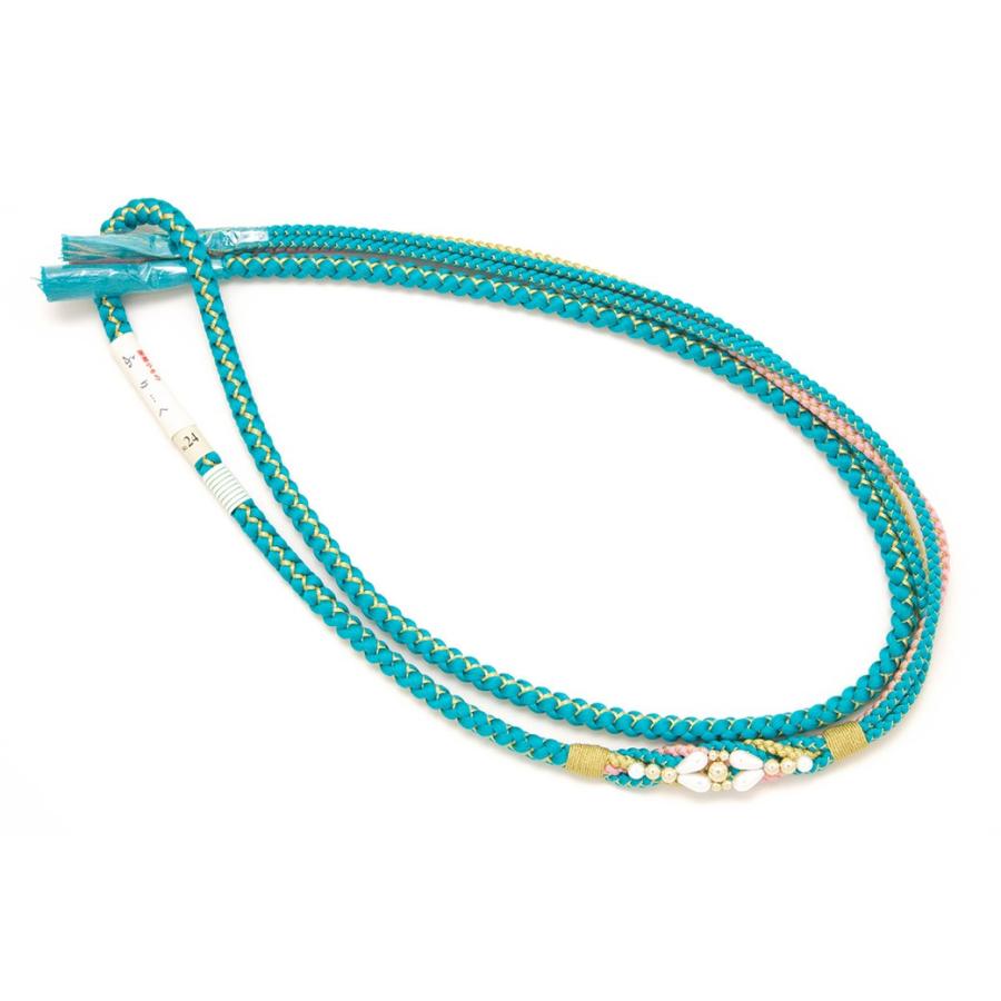 SOUBIEN（創美苑） 帯締め 振袖用 成人式 振袖 青系 緑青 ターコイズ