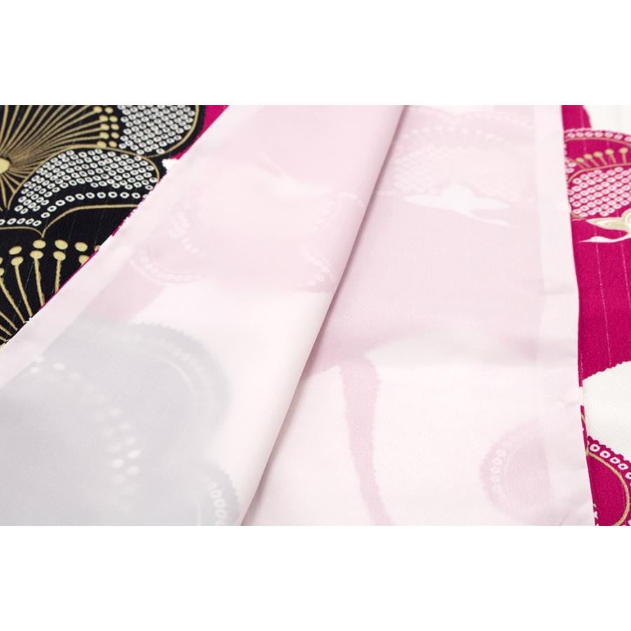 振袖 ブランド 和風館 ピンクマゼンタ系 黒 梅 花 鶴 ラメ 小紋振袖 振り袖 ふりそで 成人式 結婚式 販売 女性 レディース 仕立て上がり 振袖 ブランド 和風館 ピンクマゼンタ系 黒 梅 花 鶴 ラメ 小紋振袖