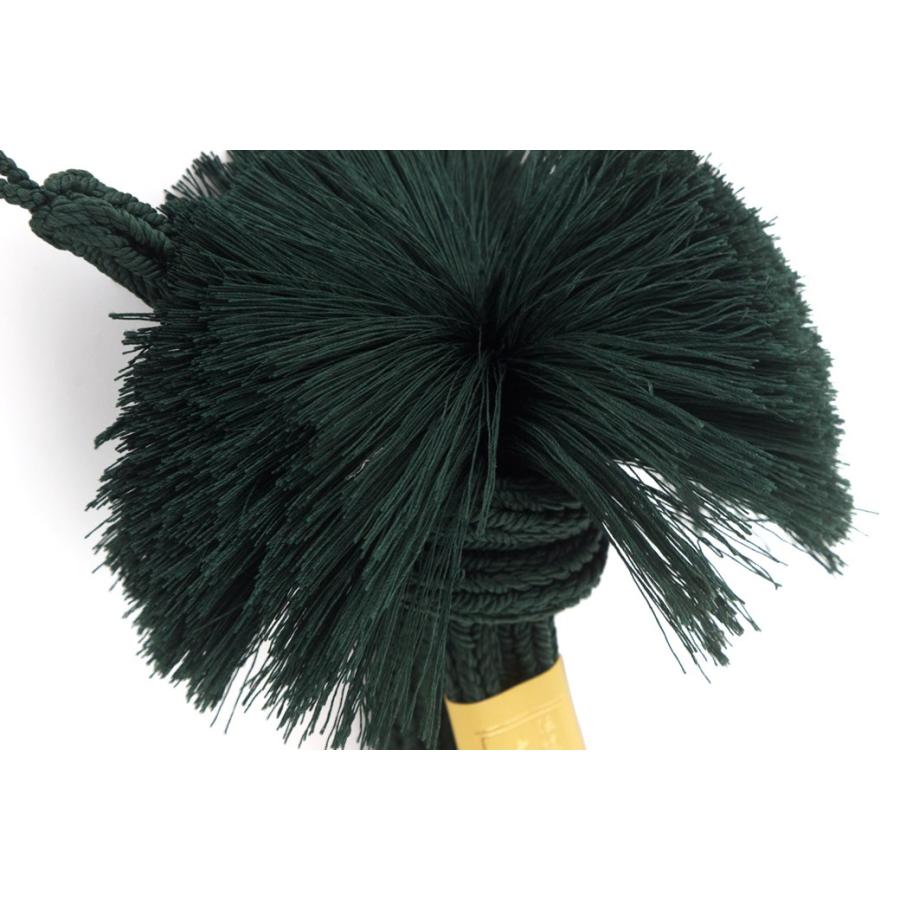 SOUBIEN（創美苑） 羽織紐 メンズ 大岡工房 深緑 グリーン 手組紐 手