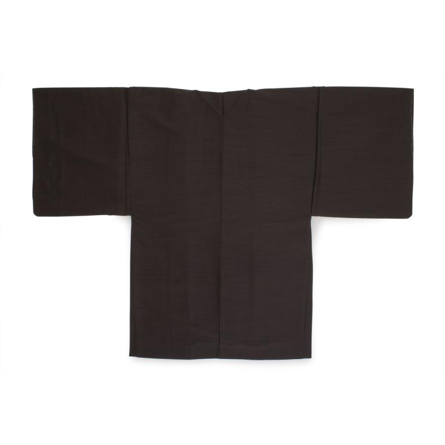 SOUBIEN（創美苑） 羽織 メンズ 焦茶色 ブラウン 無地 シンプル 紬調