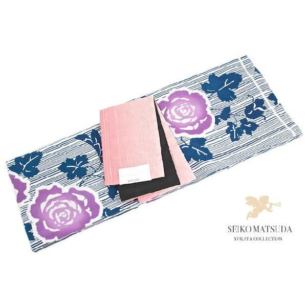 独創的 浴衣 レディース 単品 松田聖子 青 ブルー 紫 パープル 縞 注染 女性用 フリー 激安特価 Www Yalaphone Com