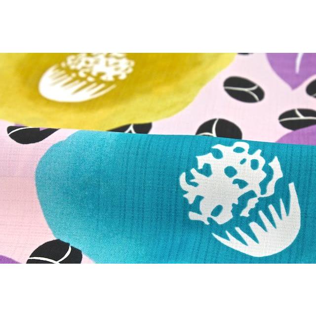 TORAY（東レ） 浴衣 レディース 単品 和風館 ピンク プチカメリア 椿