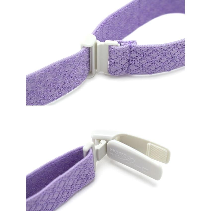 SOUBIEN コーリンベルトDX 紫 藤色 パープル 七宝柄 日本製 着物