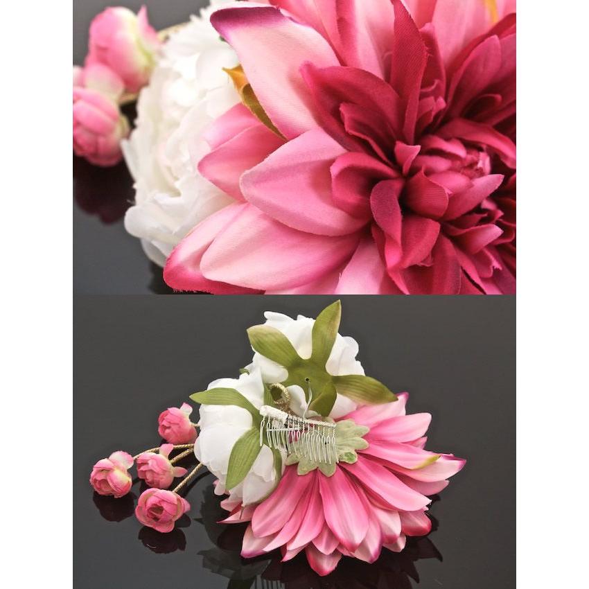 髪飾り 花 フラワー 成人式 振袖 卒業式 袴 ピンク 大きい 和装 Kaz3384tw 3090 きもの館 創美苑 通販 Yahoo ショッピング