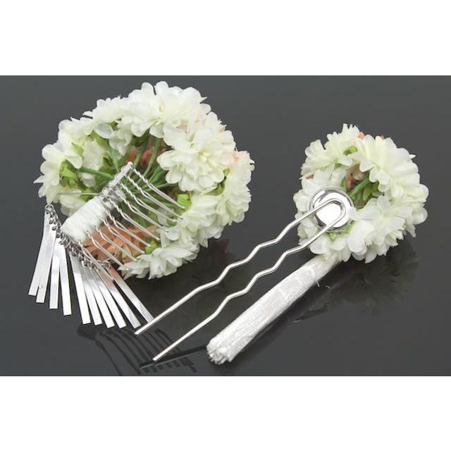 SOUBIEN（創美苑） 髪飾り 2点セット 成人式 振袖向け 浴衣向け 花