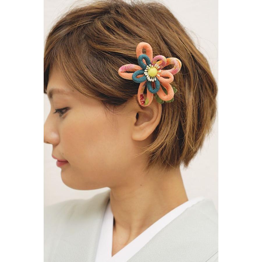 髪飾り 卒業式 ショートヘア 袴 成人式 ピンク 青 牡丹 花 縮緬 ちりめん 和柄 レトロ 古典 くちばしクリップ 日本製 振袖 小紋向け Kaz4481tw 3038 きもの館 創美苑 通販 Yahoo ショッピング