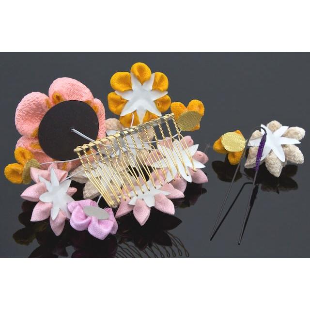 にょろりさま売約済みコーム簪〈Bouquet・大人ニュアンスカラーブーケ・盛り〉 にょろりさま売約済みコーム簪〈Bouquet・大人ニュアンスカラーブーケ