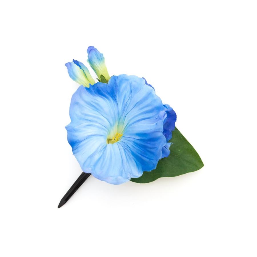 髪飾り 青 ブルー 朝顔 アサガオ あさがお 花 フラワー くちばしクリップ 浴衣向き 夏 髪かざり ヘアアクセサリー Kaz5511tw 3051 きもの館 創美苑 通販 Yahoo ショッピング