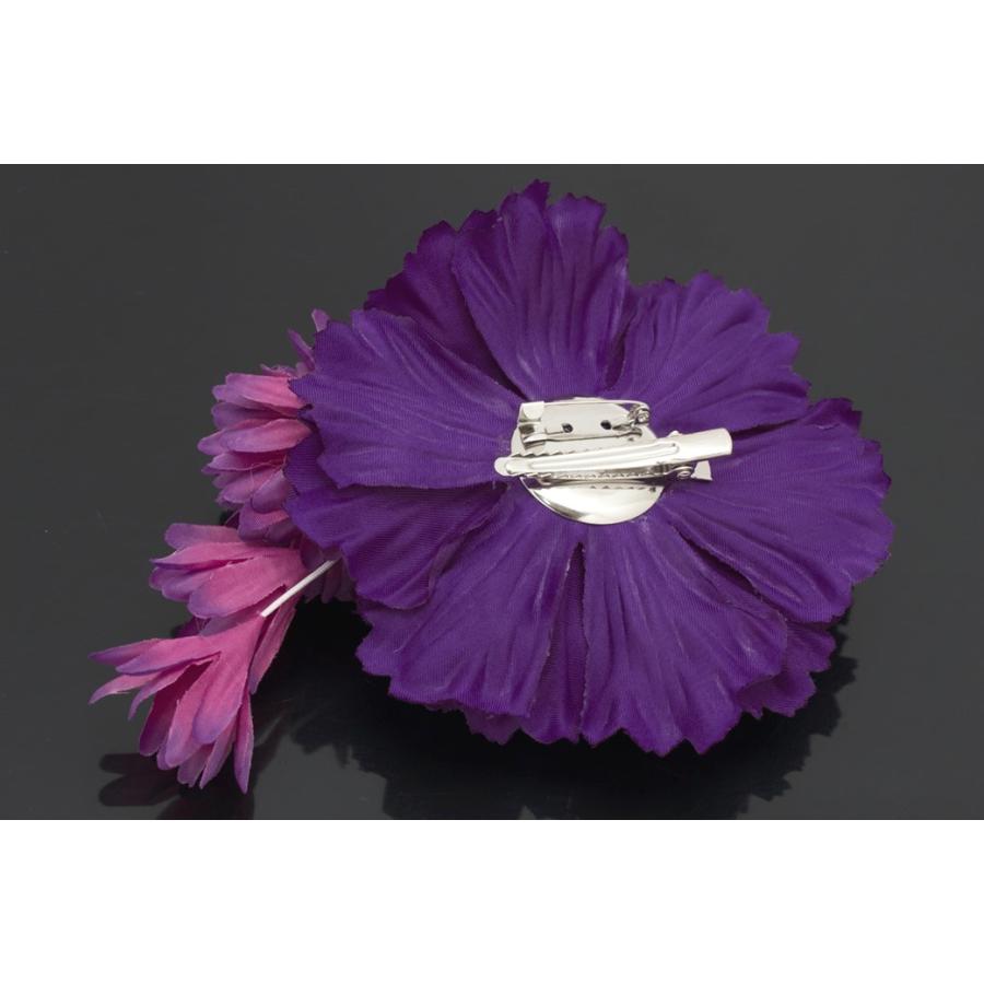 髪飾り 青紫色 ブルーパープル 牡丹 ピンポンマム ポンポン菊 花 フラワー ぶら飾り クリップ 浴衣向け ヘアアクセサリー Kaz5775tw 3008 きもの館 創美苑 通販 Yahoo ショッピング